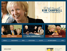 Tablet Screenshot of kimcampbell.com